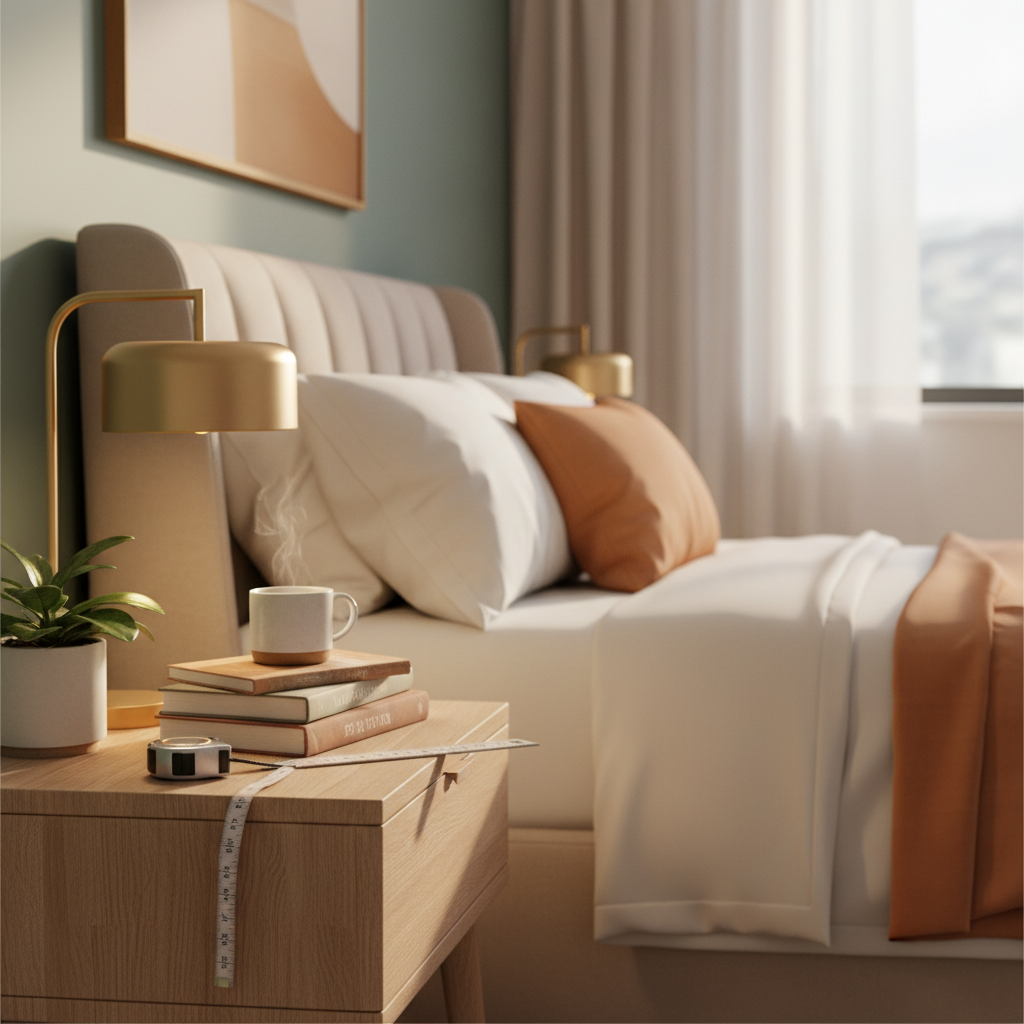 床头柜尺寸标准全解析：从国家标准到装修实操建议 - 家居装修封面图