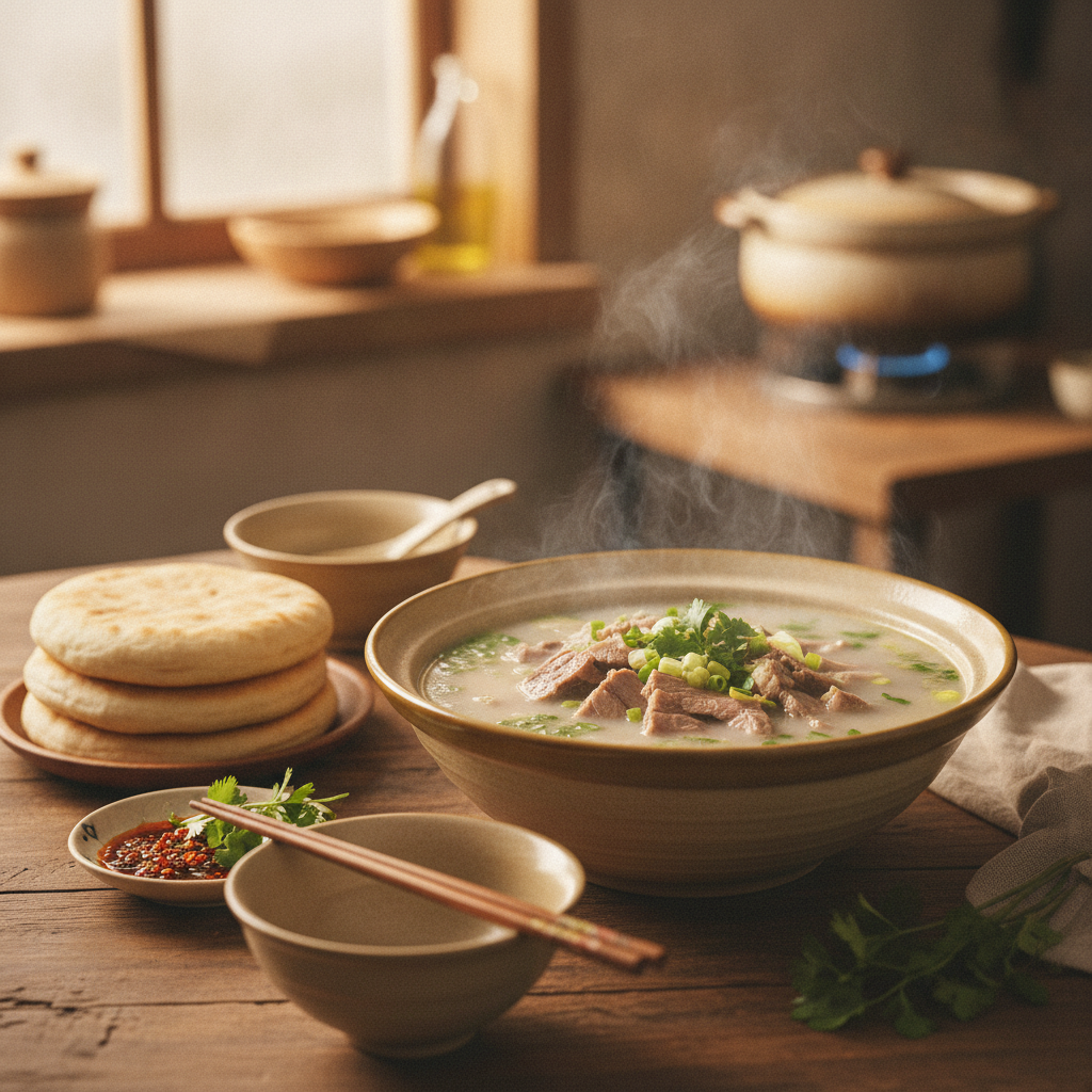 羊肉汤家常做法怎么做? - 美食菜谱封面图