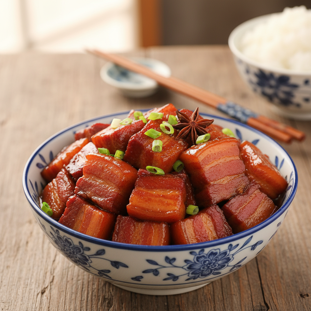 简单的红烧肉咋做？教你最简单的红烧肉做法，不炒糖色也软糯红亮