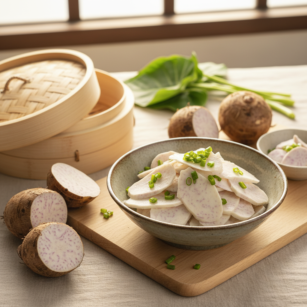 芋头怎么吃最简单做法？ - 美食菜谱封面图