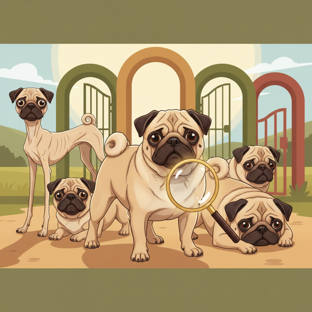 看透纯种巴哥犬图片里的门道：教你5个避坑指南挑到极品小坦克