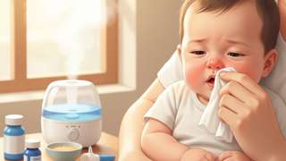 三个月婴儿感冒鼻塞咳嗽流鼻涕怎么办？科学护理与用药指南 - 母婴育儿封面图