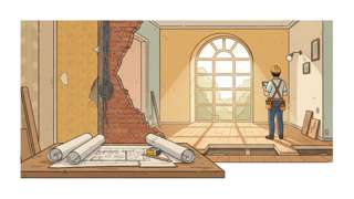 老房装修开工有什么讲究？掌握这5个关键细节避开装修重重陷阱 - 家居装修封面图