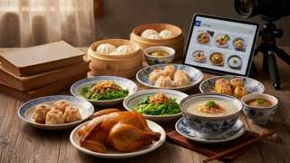 粤菜菜谱怎么配图做？ - 美食菜谱封面图