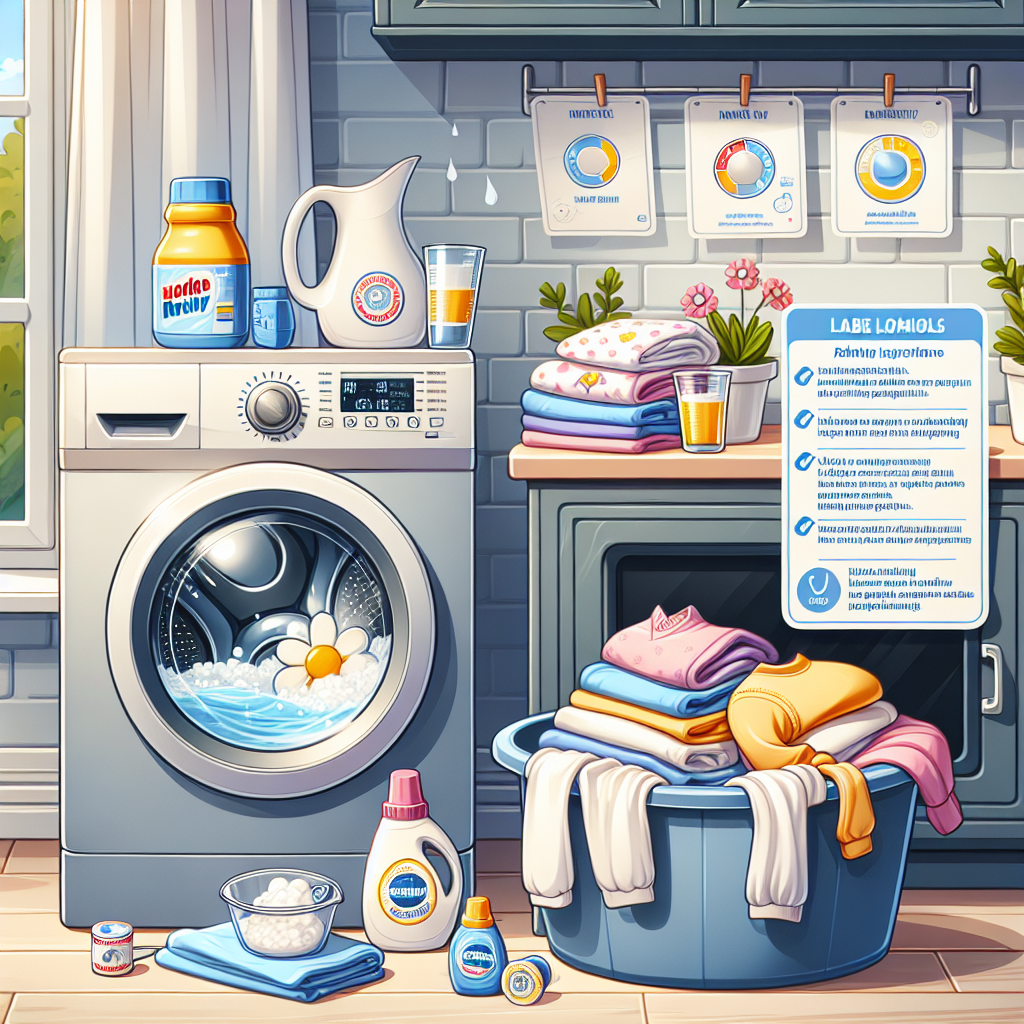 浓缩型婴儿洗衣液按标签用量并充分漂洗