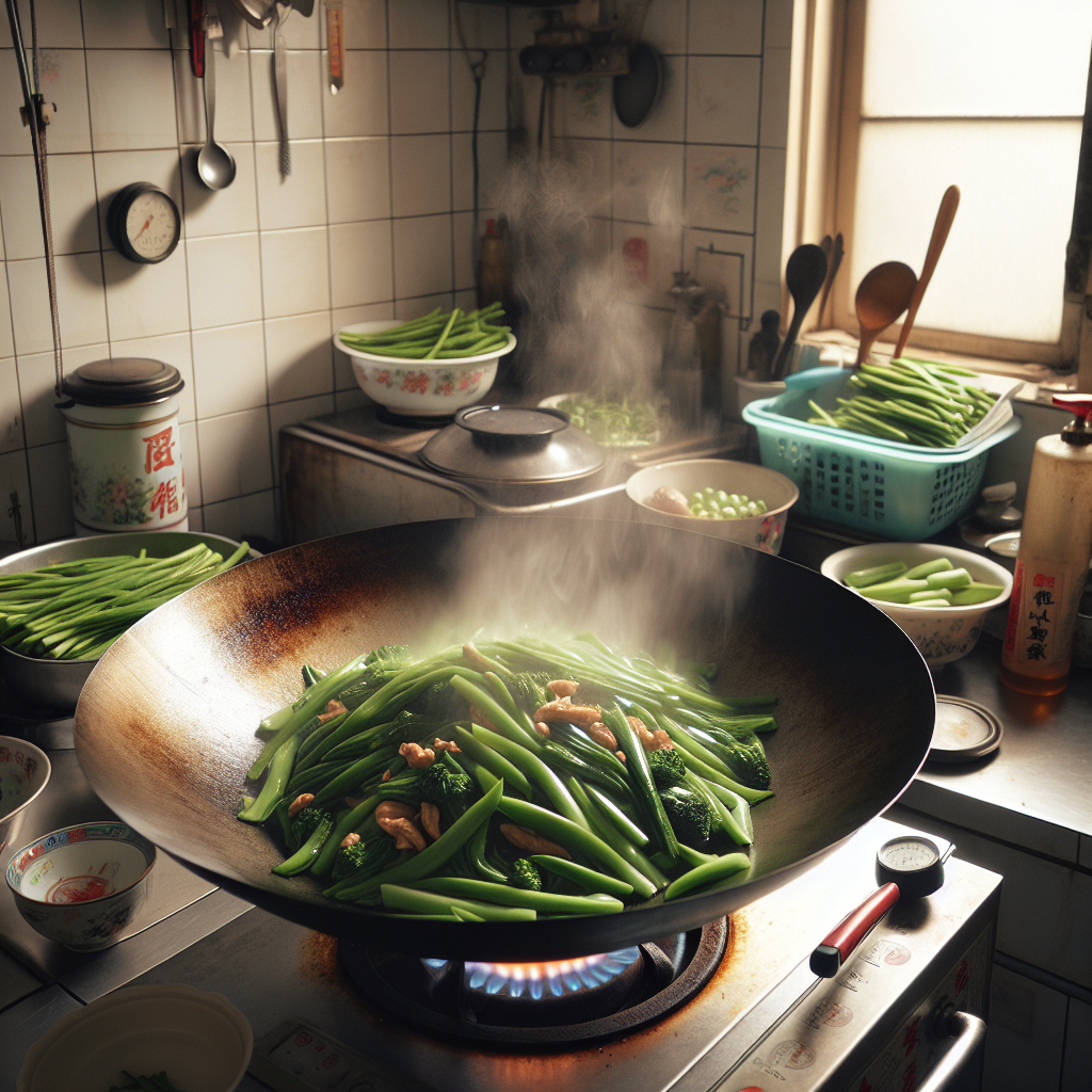 家常菜步骤图：红烧收汁、青菜快炒和熟透判断